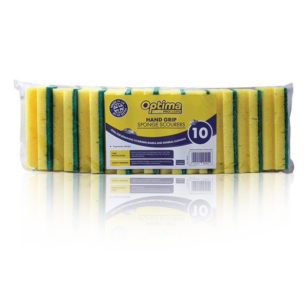 Optima Proclean Large Sponge Scourers x 10 (827.10) – Stratfords