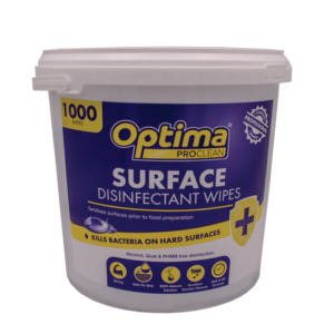 Large tub of surface disinfectant wipes